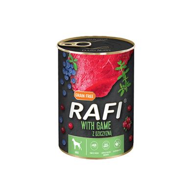 Dolina Noteci Rafi met hertenvlees, veenbessen en bosbessen - nat hondenvoer - 400g