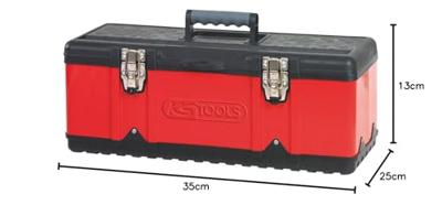 KS Tools 8500345 850.0345 Gereedschapskist (leeg) Kunststof, Plaatstaal Zwart-rood - thumbnail