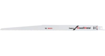 Bosch Accessories 2608654834 Reciprozaagblad S 1411 DF, Heavy for Wood and Metal, verpakking van 2 stuks Zaagbladlengte 300 mm 2 stuk(s)