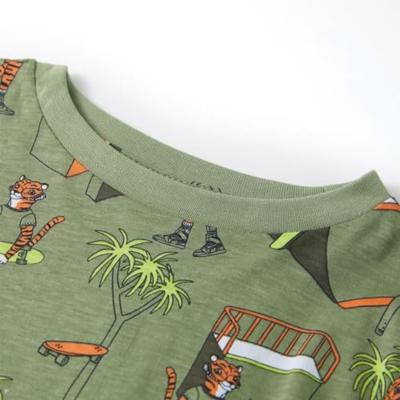 Kinderpyjama met korte mouwen 92 lichtkakikleurig Kinderpyjama met korte mouwen 92 lichtkakikleurig