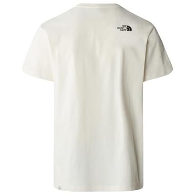 The North Face Berkeley California S/S T-Shirt Heren White Dune - Optic Emerald Generative Camo Print M