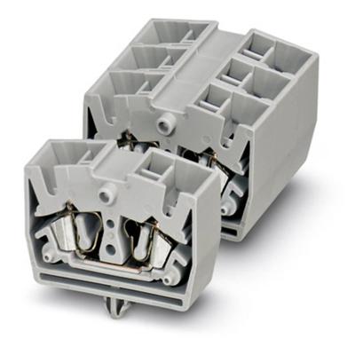 Phoenix Contact 3244339 Doorgangsklem 10.4 mm Spanveer Grijs 50 stuk(s) Phoenix Contact 3244339 Doorgangsklem 10.4 mm Spanveer Grijs 50 stuk(s)