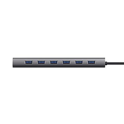 Trust Halyx 7-poorts USB-A Hub USB Hub Zilver Trust Halyx 7-poorts USB-A Hub USB Hub Zilver
