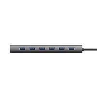 USB-HUB Trust 24967 HALYX 7C Grijs - thumbnail