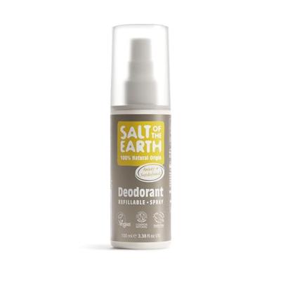 Salt Of The Earth Amber + Sandalwood Deodorant Refillable Spray Salt Of The Earth Amber + Sandalwood Deodorant Refillable Spray