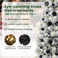 VidaXL Kunstmatige inklapbare kerstboom groen en wit 120 cm - thumbnail