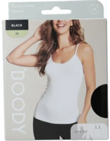 Boody Cami Top Zwart M - thumbnail