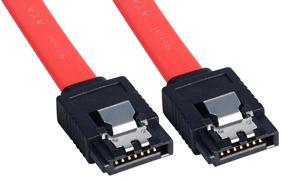 LINDY 1m SATA-kabel, vergrendeling