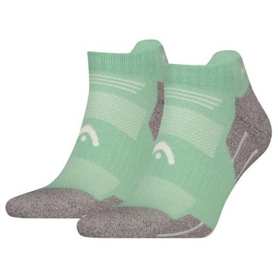 HEAD Wandelsokken All Climates Hiking Sneaker 2-pack Licht Groen-35/38
