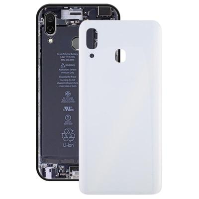 Batterij back cover voor Galaxy A30 SM-A305F/DS A305FN/DS A305G/DS A305GN/DS (wit)