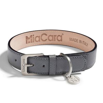 MiaCara MiaCara Torino Dog Collar Slate MiaCara MiaCara Torino Dog Collar Slate