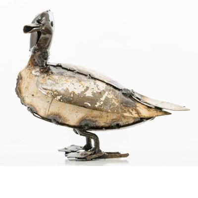 Metalen Witte Eend Metalen Witte Eend