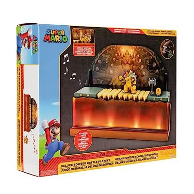 Super Mario Action Figure Deluxe Bowser Battle Playset Super Mario Action Figure Deluxe Bowser Battle Playset