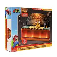 Super Mario Action Figure Deluxe Bowser Battle Playset - thumbnail