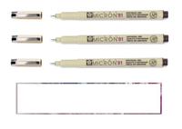 Fineliner brush sakura pigma micron 7 + 1 pn | 6 stuks - thumbnail