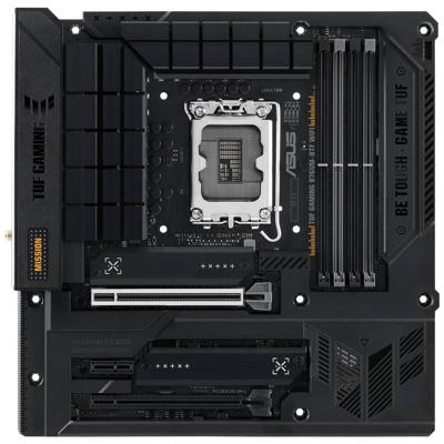 Asus TUF GAMING B760M-BTF WIFI Moederbord Socket Intel LGA 1700 Vormfactor Micro-ATX Moederbord chipset Intel® B760
