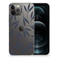 iPhone 12 Pro Max | TPU Case | Leaves Blue - thumbnail