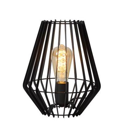 Lucide REDA - Tafellamp - 1xE27 - Zwart