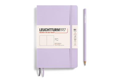 Leuchtturm Lilac, Softcover, Paperback (B6+), 123 p., plain