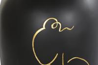 Vaas DKD Home Decor Vrouw Zwart Hars Modern (34 x 34 x 73,5 cm) - thumbnail