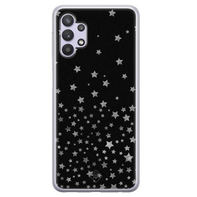 Samsung Galaxy A32 5G siliconen hoesje - Falling stars Samsung Galaxy A32 5G siliconen hoesje - Falling stars