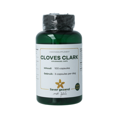 Liever Gezond Kruidnagel caps clove clark 100 Vegetarische capsules