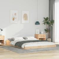 Bedframe Bruin 140 x 210 cm Massief grenenhout - thumbnail