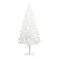 Kunstkerstboom met levensechte naalden 180 cm wit - thumbnail
