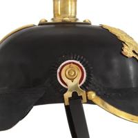 VidaXL Pickelhaube germaans replica larp staal zwart - thumbnail