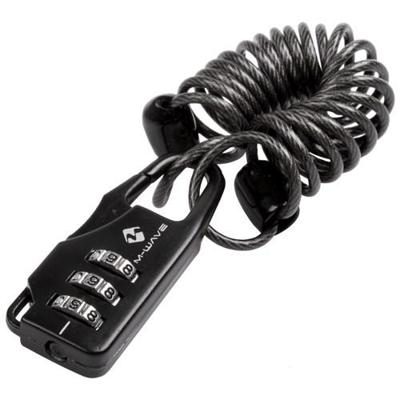 M-Wave mini-cijfer-slot 120cm 3mm helmslot