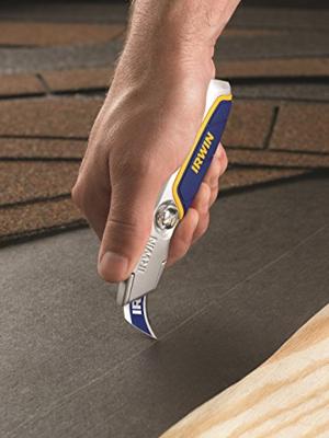 Irwin Bi-metaal 'Blue' trapeziumveiligheidsmes | 50 stuks - 10505824 Irwin Bi-metaal 'Blue' trapeziumveiligheidsmes | 50 stuks - 10505824