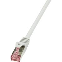 LogiLink CQ2052S RJ45 Netwerkkabel, patchkabel CAT 6 S/FTP 2.00 m Grijs Vlambestendig, Snagless 1 stuk(s) - thumbnail