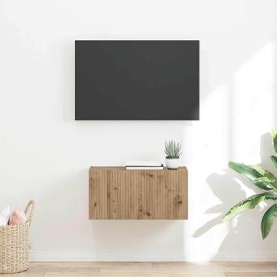TV Wandkast Ambachtelijk eiken 60 x 31 x 29.5 cm Bewerkt hout