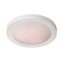 Lucide FRESH - Plafonnière Badkamer - Ø 27 cm - 1xE27 - IP44 - Wit - thumbnail