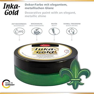Creativ Company Inka-gold, emerald , 50 ml/ 1 doosje - thumbnail