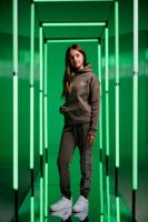 Malelions winter tracksuit meisjes - choco bruin - Tribe + GRATIS PET! - thumbnail