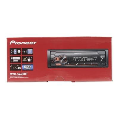 Pioneer MVH-S420BT Autoradio Rood met USB-Bluetooth