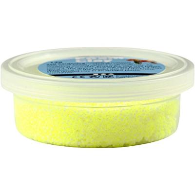 Creativ Company Foam clay pastel kleuren glitter, 6x14gr.
