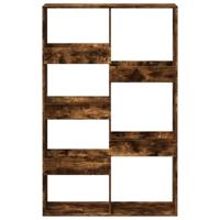 Boekenkast 100x33x155,5 cm bewerkt hout gerookt eikenkleurig - thumbnail