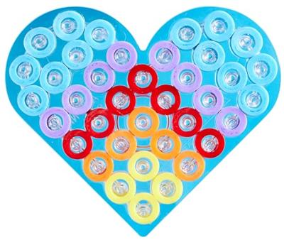 Hama maxi strijkkralenbordje klein hart