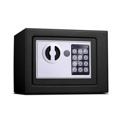 17E Home Mini elektronische beveiliging Lock box Wandkast kluis zonder munt bediende functie (Obsidiaan zwart)