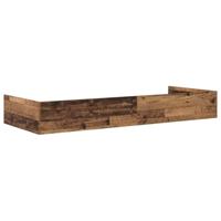 Opbergbedframe met hoofdeinde Oud Hout 90 x 200 cm Bewerkt hout - thumbnail