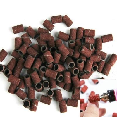 100 PCS Nail Art elektrische Grinder accessoires schuurpapier ring zand doek ring slijpen ring grootte: 80 #