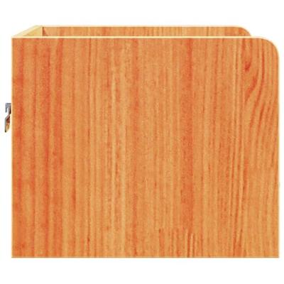 Nachtkastjes met lade Wandgemonteerd 2 pcs Wasbruin 38 x 36 x 29.5 cm Nachtkastjes met lade Wandgemonteerd 2 pcs Wasbruin 38 x 36 x 29.5 cm