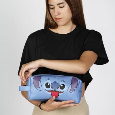 Lilo & Stitch Plus Brick Travel Toiletry Bag Tongue Blue