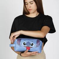 Lilo & Stitch Plus Brick Travel Toiletry Bag Tongue Blue - thumbnail