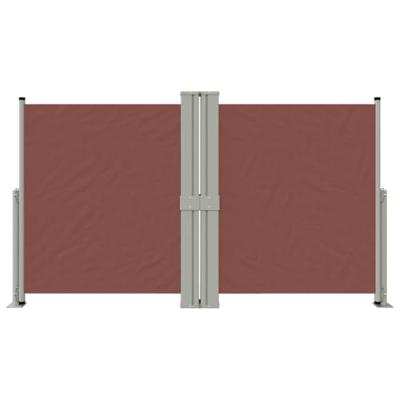 VidaXL Windscherm uittrekbaar 140x1200 cm bruin