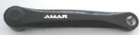 Amar crankstel left crank 170mm 1/2x3/32 alu b - thumbnail