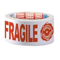 Tesa verpakkingsplakband: FRAGILE, ft 50 mm x 66 m - thumbnail