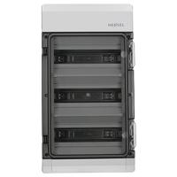 Hensel 6100004 KV 9336 Kleine verdeelkast Opbouw (op muur) Aantal groepen: 36 Aantal rijen: 3 Inhoud: 1 stuk(s) - thumbnail